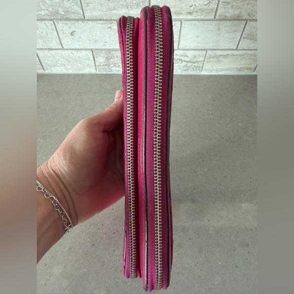 Coach Quilted Zip-Around Wallet - Pink - Picture 9 of 10